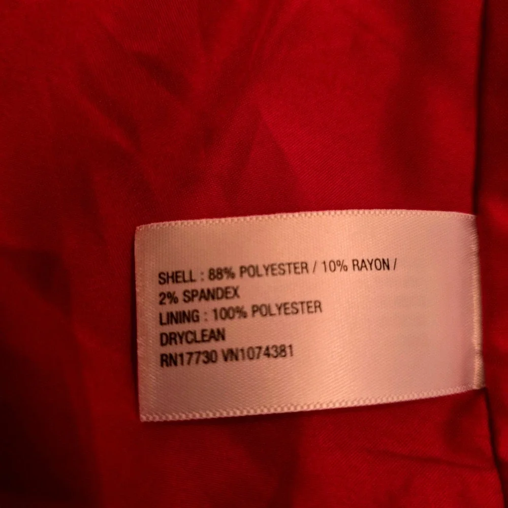 Merona Womens Red Hooded Pea Coat Jacket Zip Snap‎ Front Medium